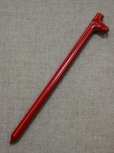 12″ Tent Stake Red