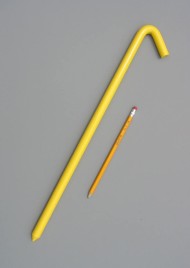 18″ Hook Style Stake Yellow 62518BYL