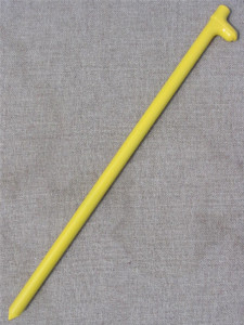 18″ Tent Stake Yellow