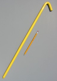 24″ Hook Style Stake Yellow 62524BYL