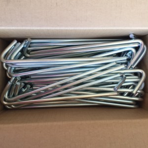 Box of (100)- 10″ Tarp Stakes- Zinc Plated   31210BZCBX100